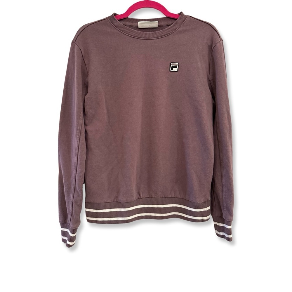 FILA Purple Crewneck Pullover Sweatshirt